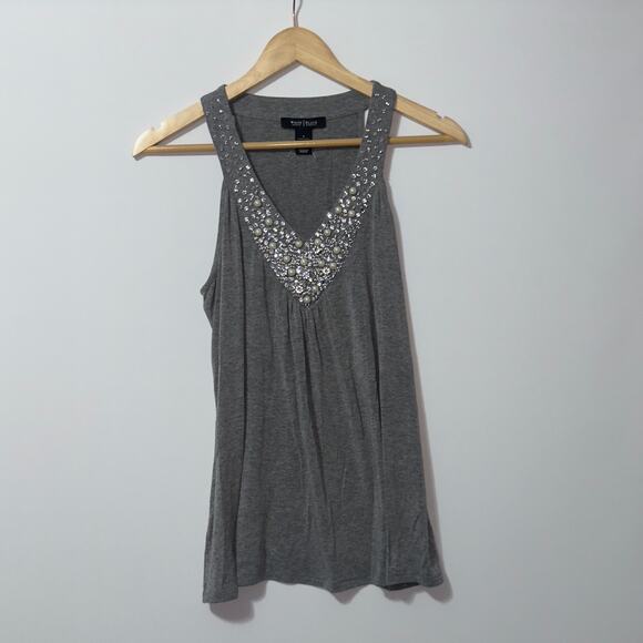 White House Black Market Tops - White House black market women’s gray tank size small